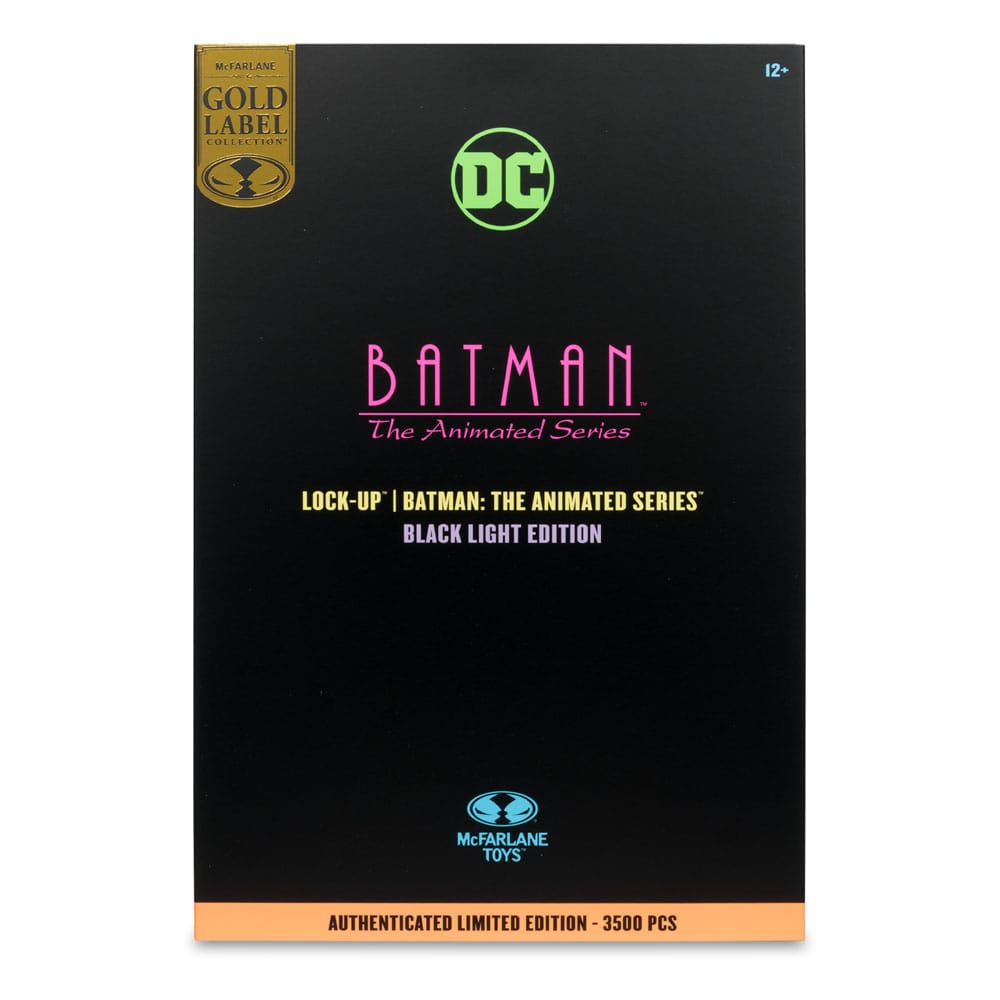 Batman: The Animated Series DC Direct Build-A Action Figures Wave 5 Lock-Up Black Light Edition (Gold Label) 15 cm
